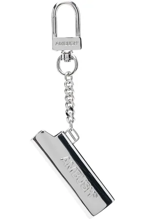 AMBUSH Lighter Case logo-engraved keyring