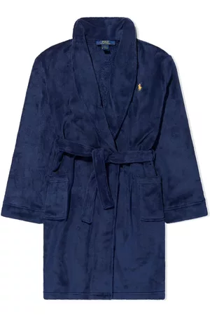 Ralph Lauren Menino Roupões de Banho - Logo-embroidered robe
