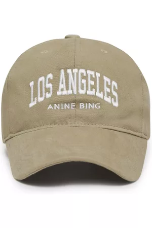 ANINE BING Mulher Chapéus - Embroidered-motif baseball cap