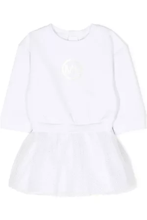 Michael Kors Vestidos - Logo-print cotton dress