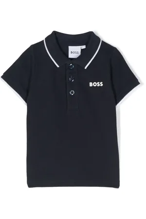 HUGO BOSS Logo-print piqu?? polo shirt