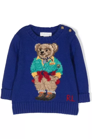 Ralph Lauren Polo Bear intarsia knit jumper