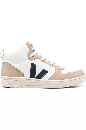 Veja Logo-patch high-top sneakers