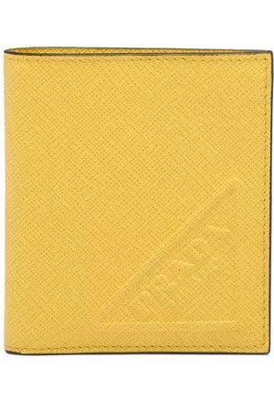 Prada Saffiano leather embossed-logo wallet