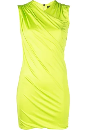VERSACE Draped-effect minidress