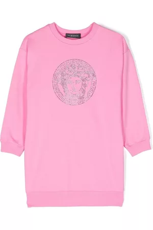 VERSACE Menina Sweatshirts - Medusa-logo sweatshirt dress