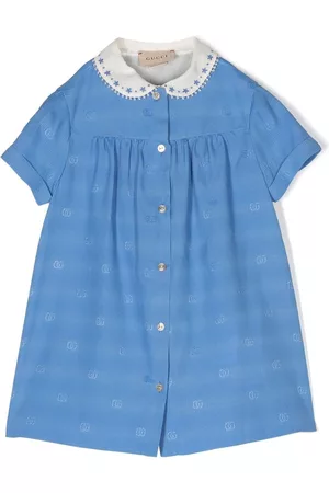 Gucci Jacquard-logo shirt dress