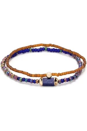 LUIS MORAIS 14kt yellow gold lapis lazuli bracelet