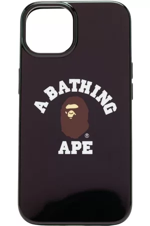 A Bathing Ape Homem Phones - College logo-print detail Iphone 14 case