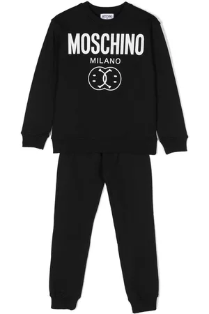 Moschino Logo-print cotton tracksuit set