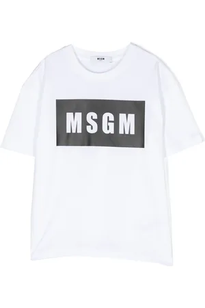 Msgm Logo-print cotton T-shirt
