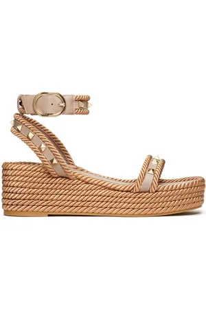 VALENTINO GARAVANI Rockstud wedge sandals
