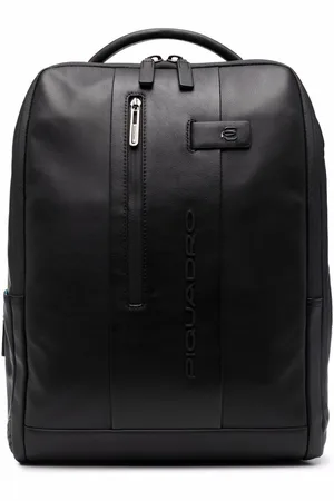 Piquadro Leather rectangle back pack