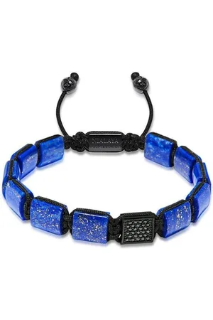 Nialaya Lapis drawstring bracelet
