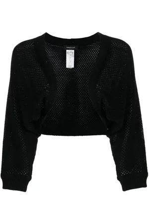 Fabiana Filippi Open-knit cropped cardigan