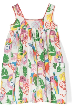 Stella McCartney Illustration-print cotton dress