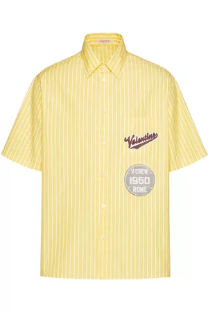 VALENTINO Stripe-print cotton shirt