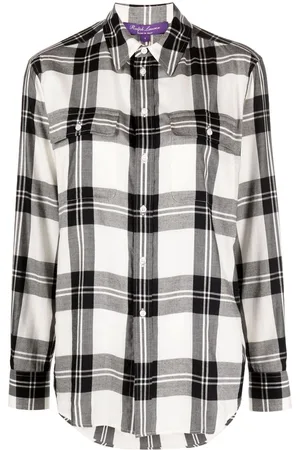 Ralph Lauren Darleen plaid flannel shirt