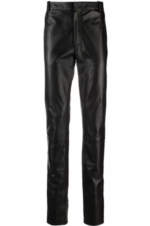OFF-WHITE Homem Calças em Pele - Leather skinny trousers