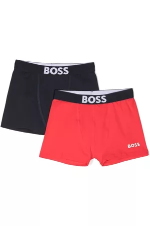 HUGO BOSS Logo-tape boxer briefs set
