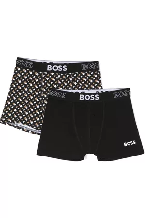 HUGO BOSS Monogram cotton boxer briefs set