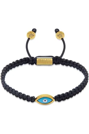Nialaya Evil eye-detail string bracelet