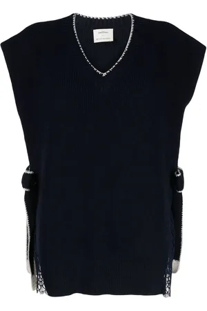 Onefifteen Side-tie detail knitted vest top