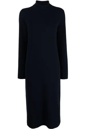 Onefifteen Ribbed-knit roll neck dress