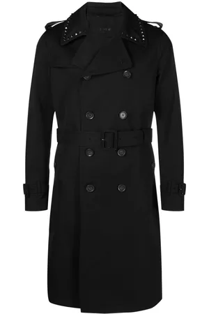 VALENTINO Rockstud double-breasted trench coat