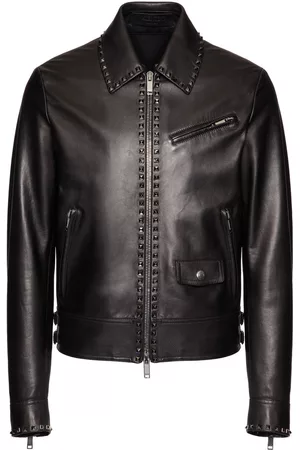 VALENTINO Untitled studs leather jacket