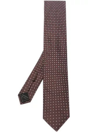 BRIONI Homem Laços de Colarinho - Patterned silk tie