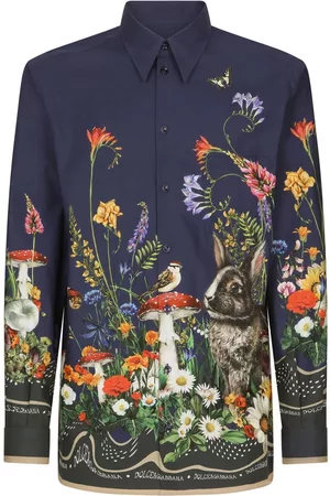 Dolce & Gabbana Abstract-print long-sleeve shirt