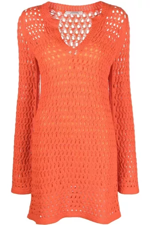 Dorothee Schumacher V-neck crochet dress