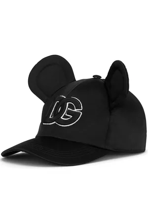 Dolce & Gabbana Homem Chapéus - Velvet animal-ears baseball cap
