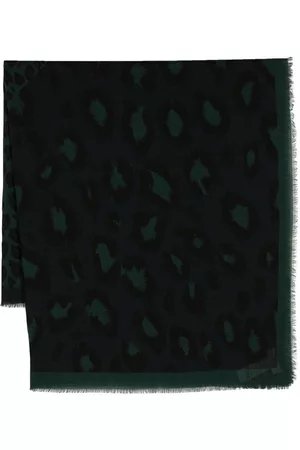 MULBERRY Leopard-print scarf