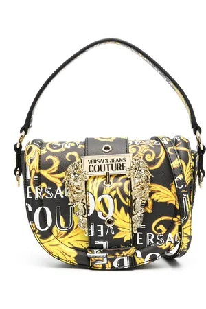 VERSACE Baroque-buckle tote bag