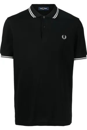 Fred Perry Embroidered-logo short-sleeved polo shirt