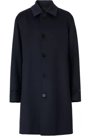 Burberry Homem Casacos - Single-breasted wool-blend coat