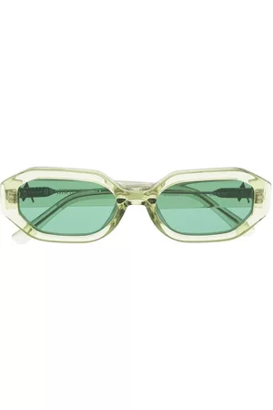 The Attico Irene oval-frame sunglasses