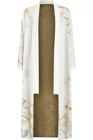 Etro Floral-print silk robe