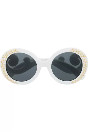 MONNALISA Studded round-frame sunglasses