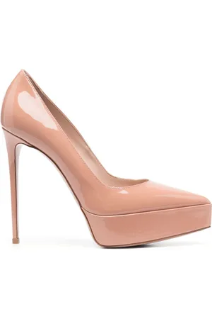 LE SILLA 125mm Uma patent-leather pumps