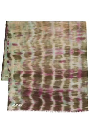 Isabel Marant Logo-print wool-cashmere scarf