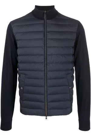 HERNO High-neck knitted padded jacket