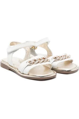 MONNALISA Chain-link detail 10mm sandals
