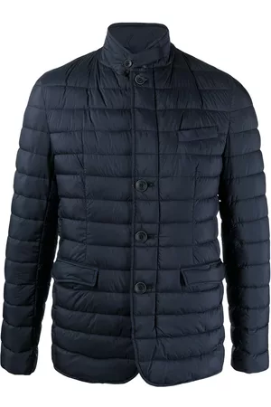HERNO High-neck buttoned padded jacket