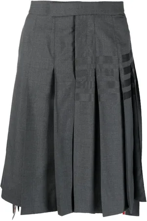 Thom Browne Stepped box-pleat skirt