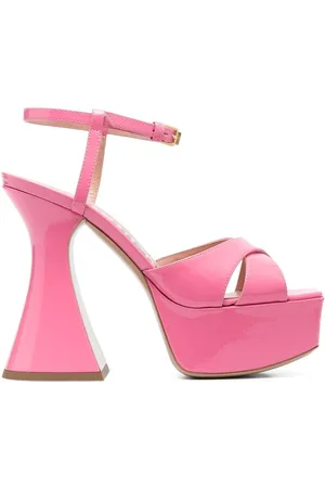 Moschino Patent leather platform sandals