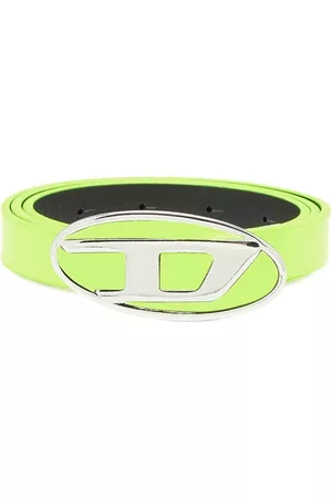 Diesel Logo-buckle leather belt