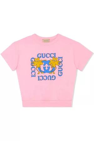 Gucci Menina T-shirts & Manga Curta - Logo-print cotton T-Shirt